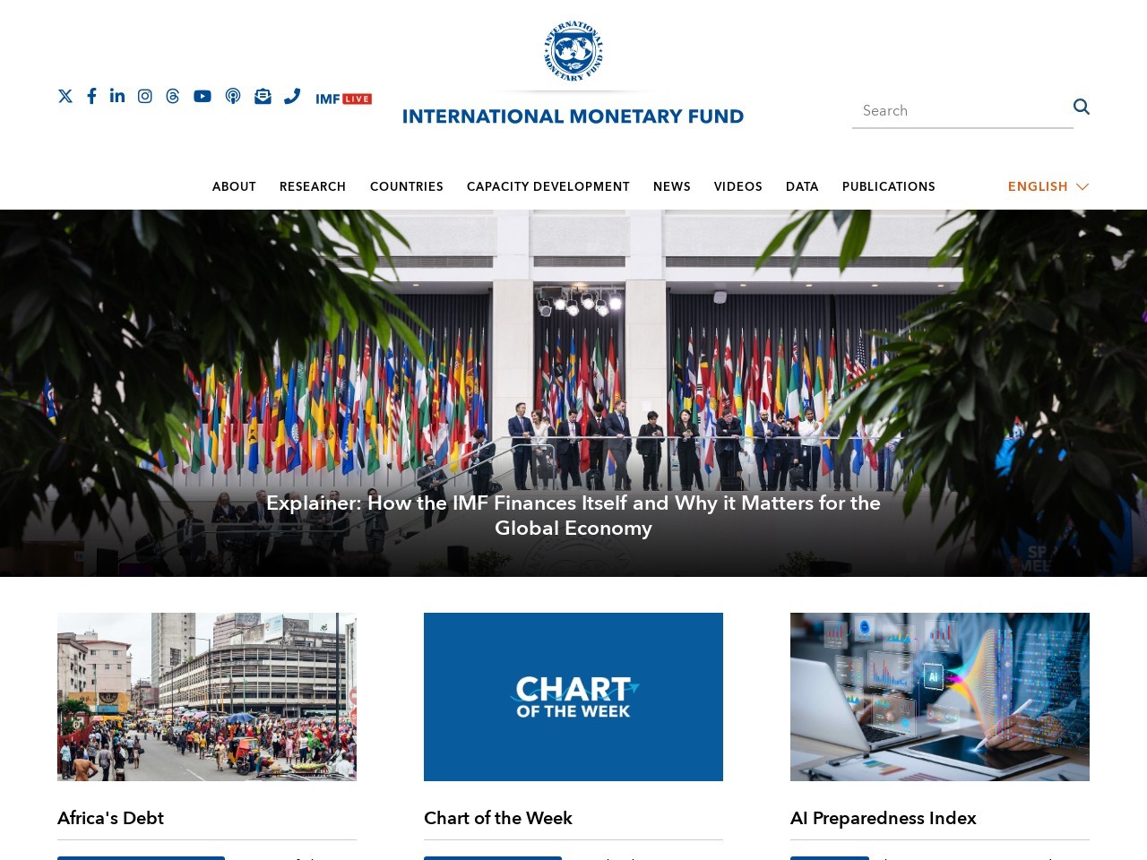 International Monetary Fund(国际货币基金组织)