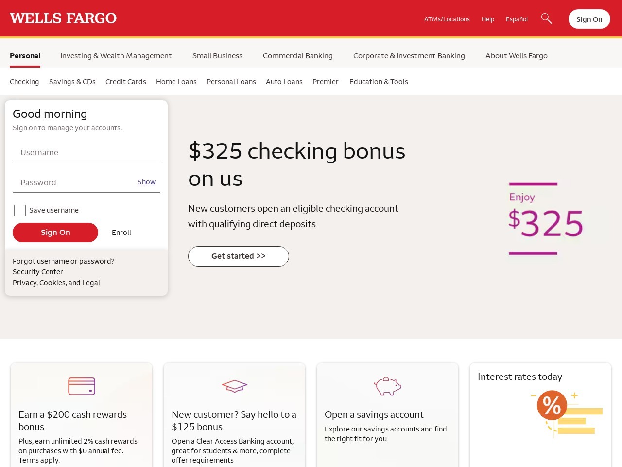 Wells Fargo(富国银行)